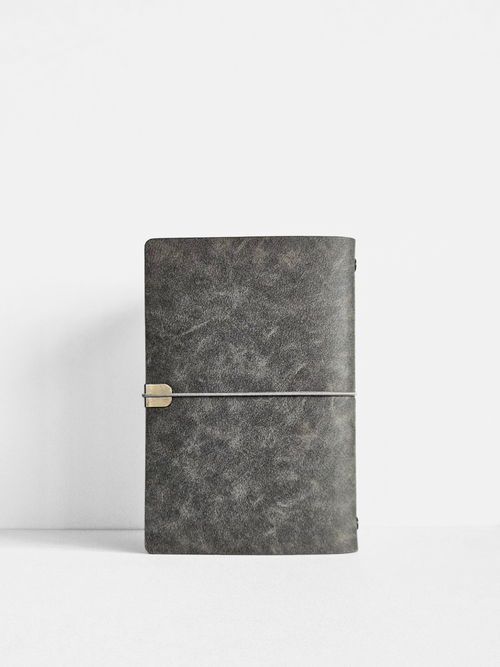 Traveler's Journal Wirebound - Elegant Grey