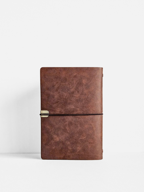 Traveler's Journal Wirebound - Classic Brown