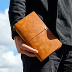 Traveler's Journal Triobook - Tan Brown - MOONBOOKS