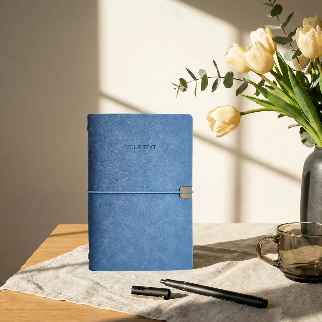Traveler's Journal Wirebound - Blue Moon - MOONBOOKS