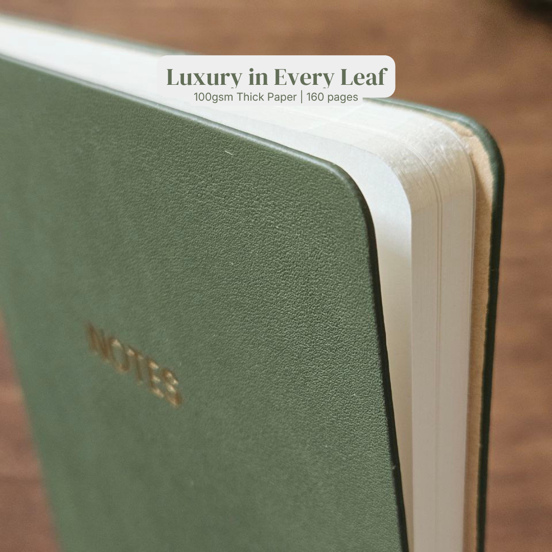 Olive & Earth Notebook A5 - Sage Green