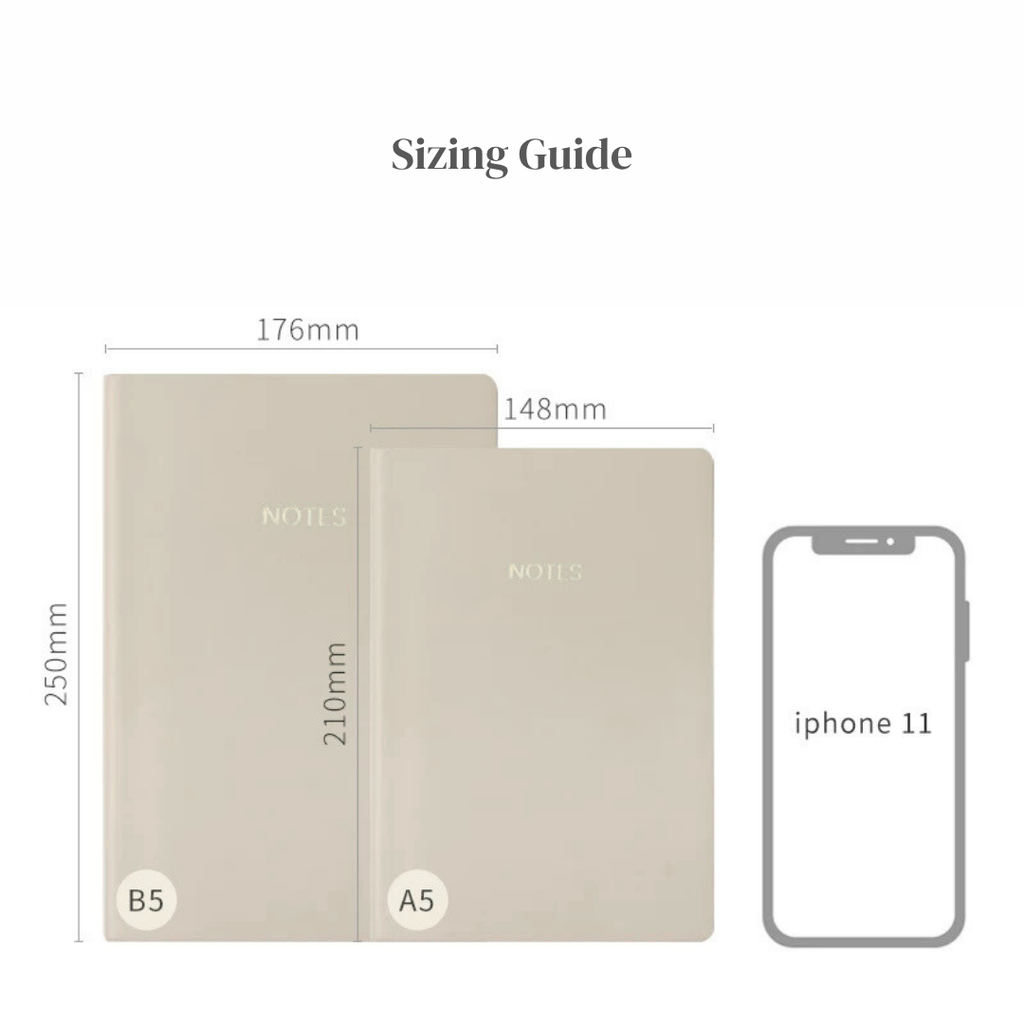 Olive & Earth Notebook A5 - Sage Green