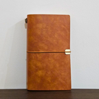 Traveler's Journal Triobook - Tan Brown