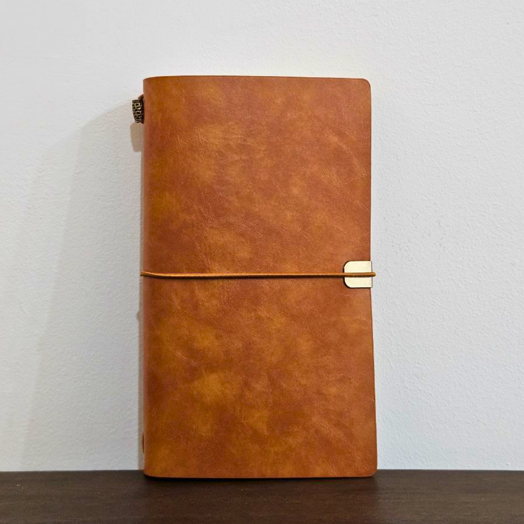 Traveler's Journal Triobook - Tan Brown