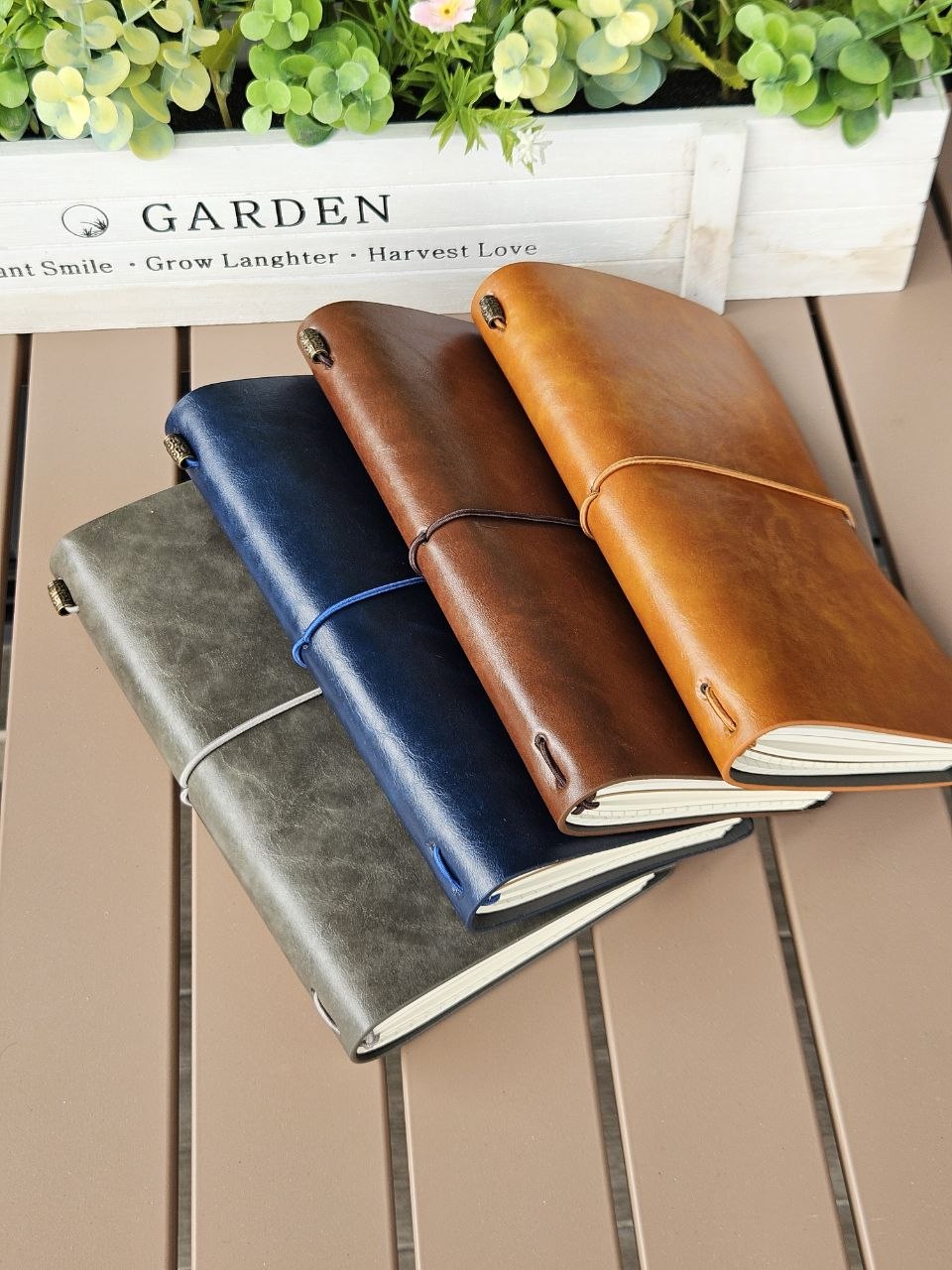 Traveler's Journal Triobook - Classic Brown