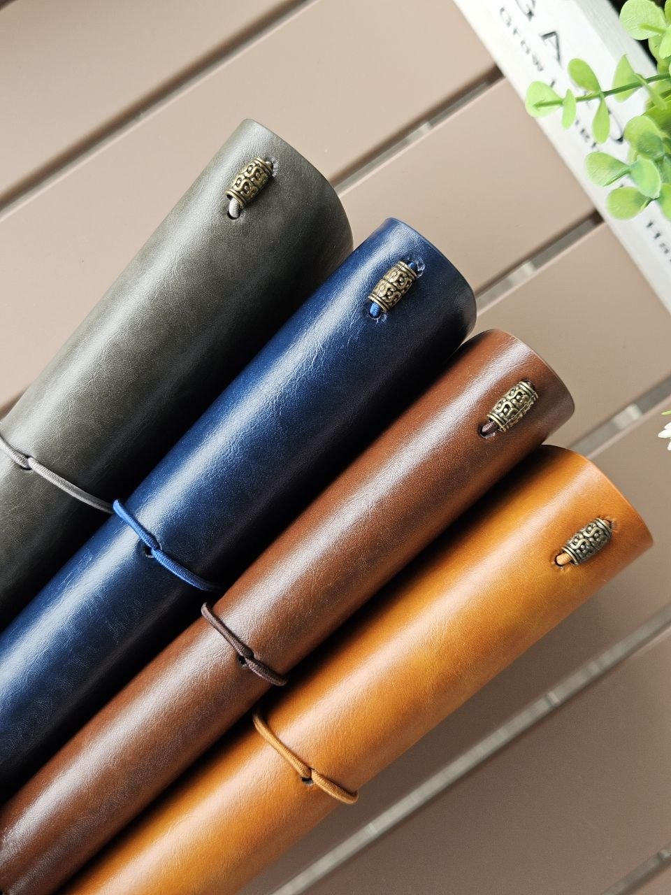 Traveler's Journal Triobook - Classic Brown